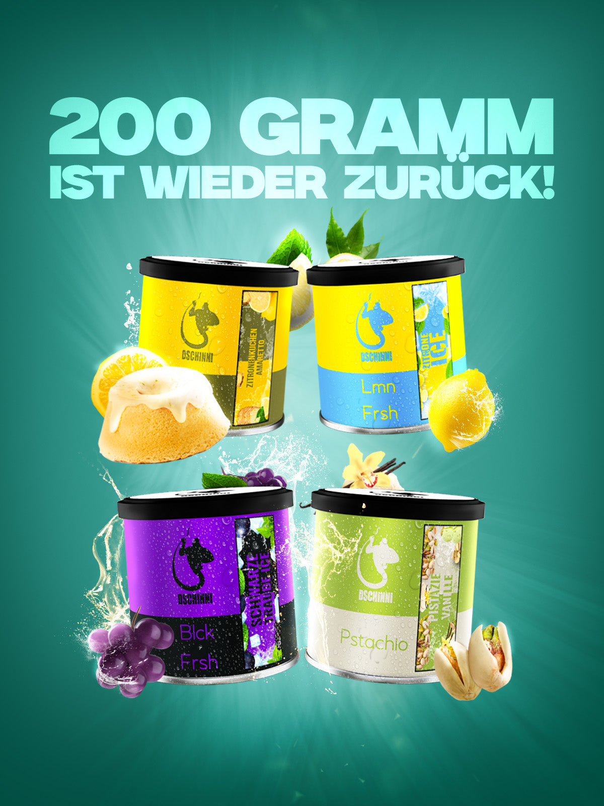 Wie viel kostet 200g shisha tabak? - Dschinni Shisha