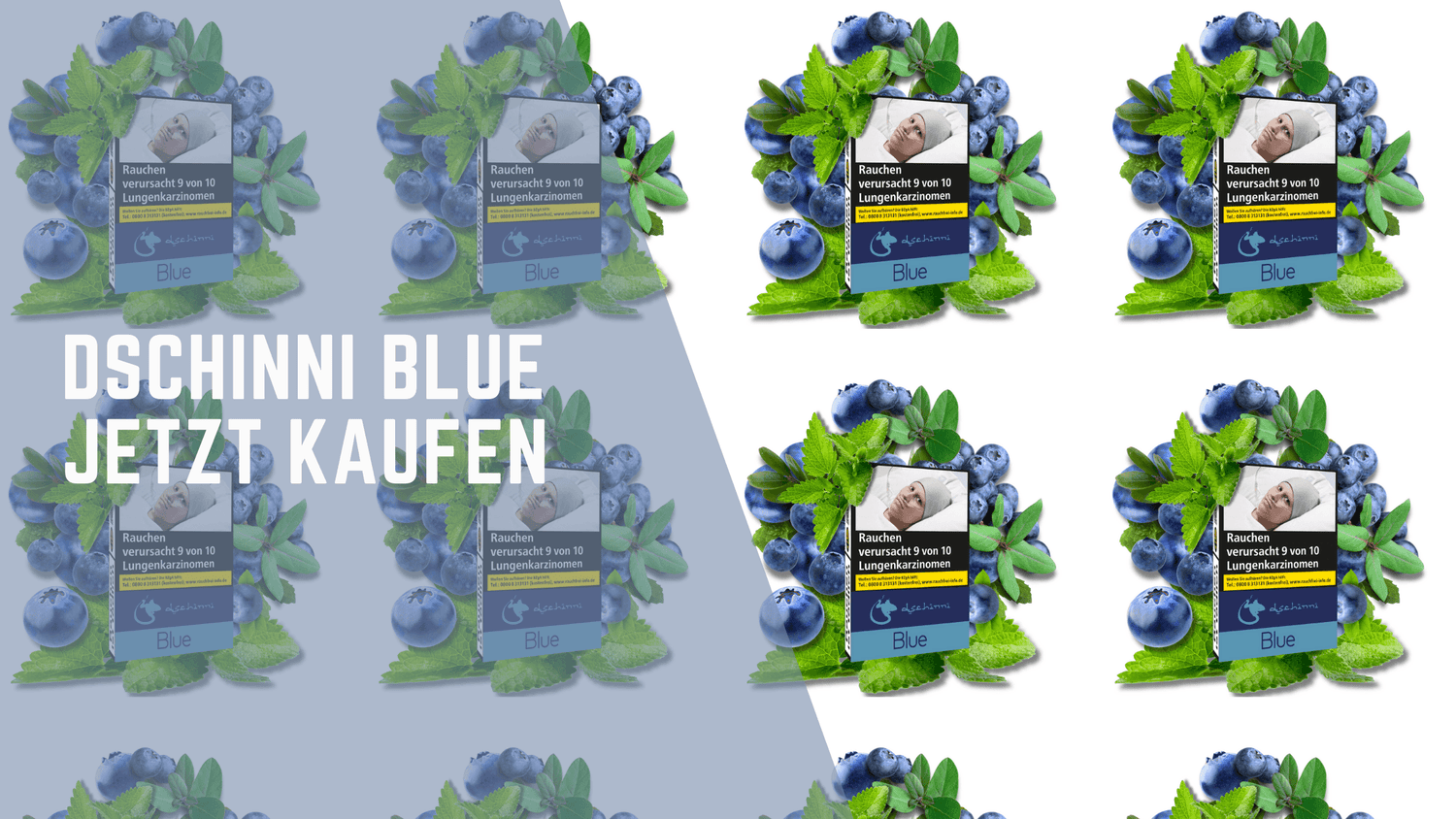 Dschinni 25g Tobacco - Blue - Blaubeere Minze Release: Eine revolutionäre Raucherfahrung - Dschinni Shisha