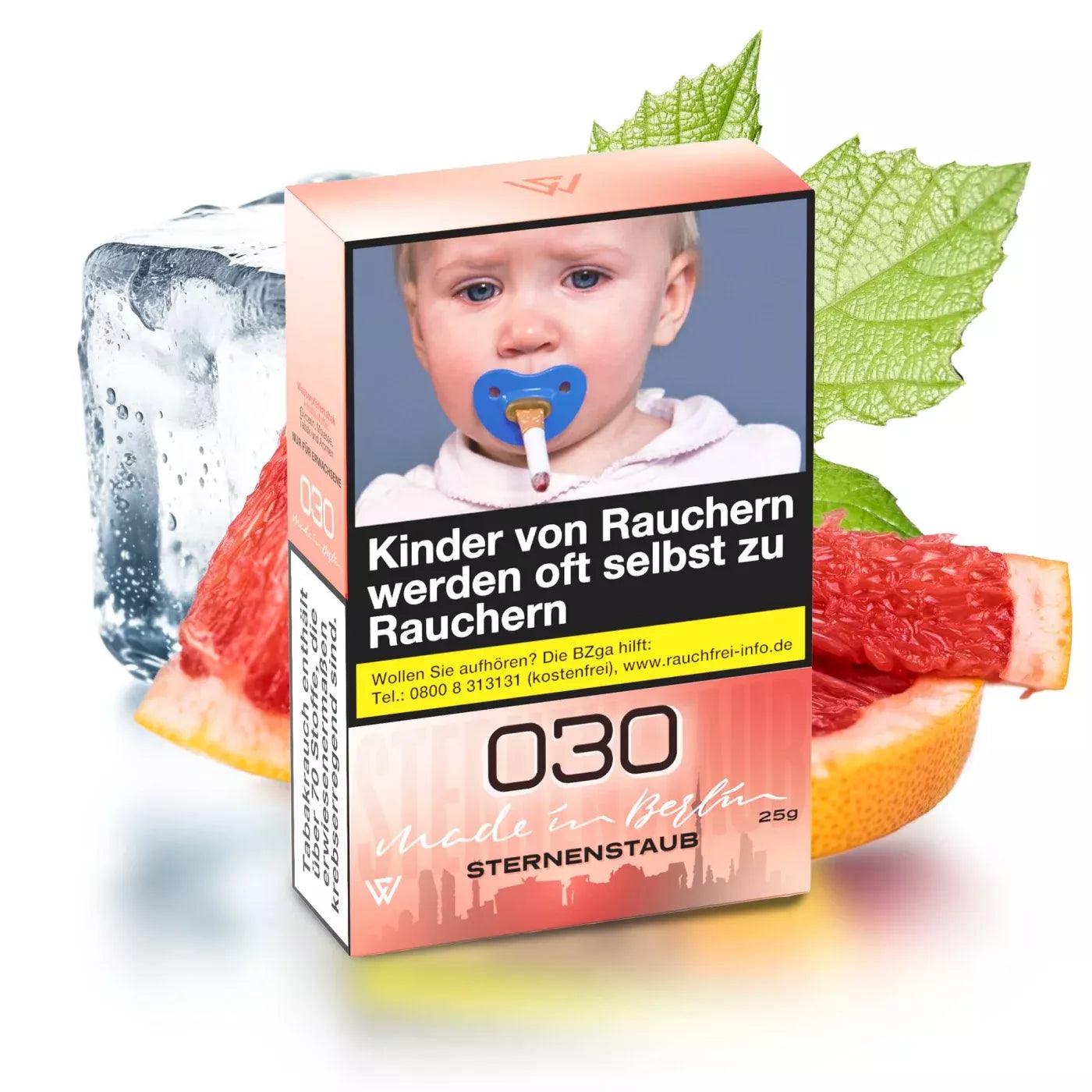 030 Made in Berlin Tabak Sternenstaub 25g - Grapefruit & Ice - Dschinni GmbH