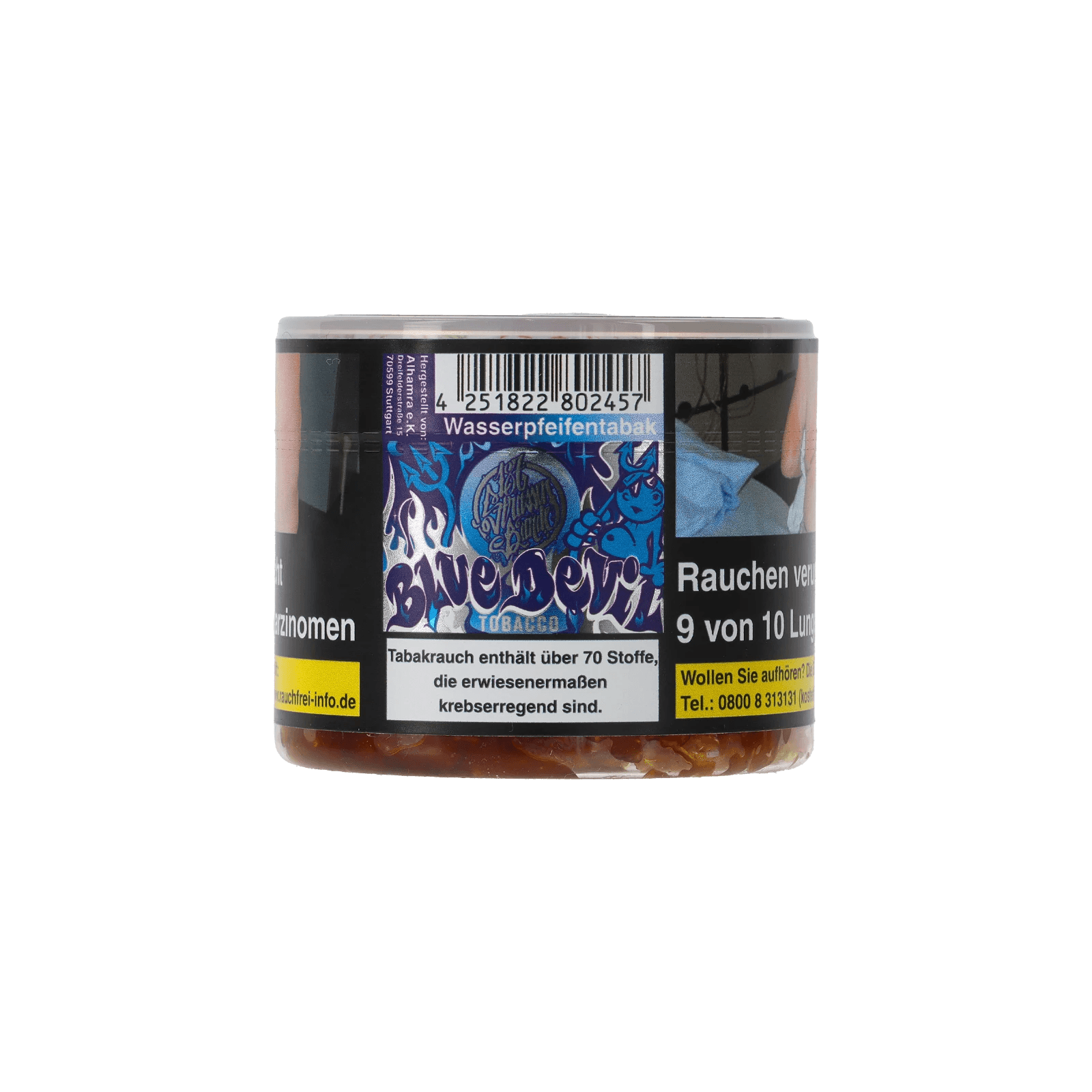 187 Strassenbande Tabak #17 BLUE DEVIL 25g, Blaubeere, Feigge, Johannisbeere, Milch Virginia Tabak