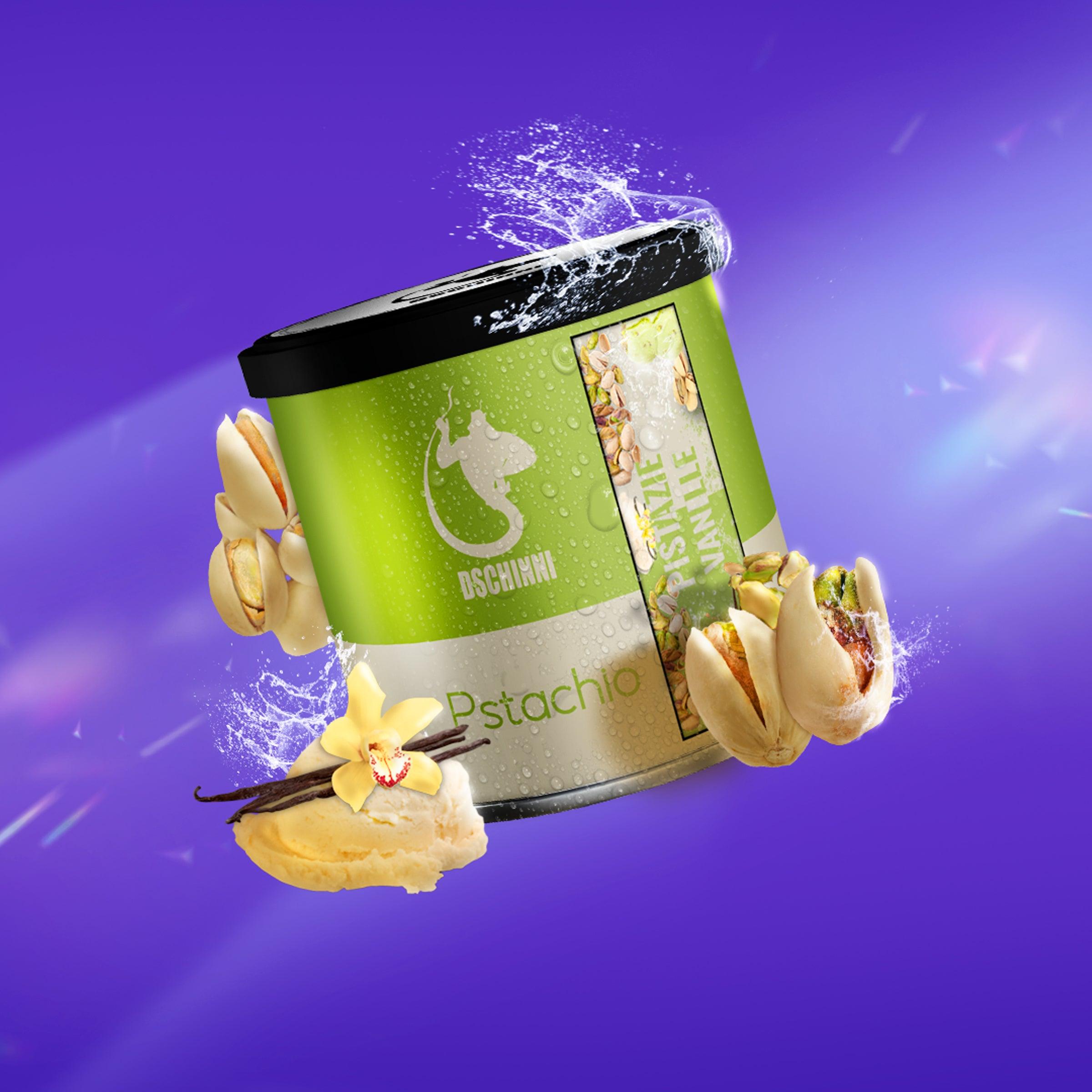 Dschinni 1000g Shisha Tabak - Pstzio - Persische Pistazie, Vanille