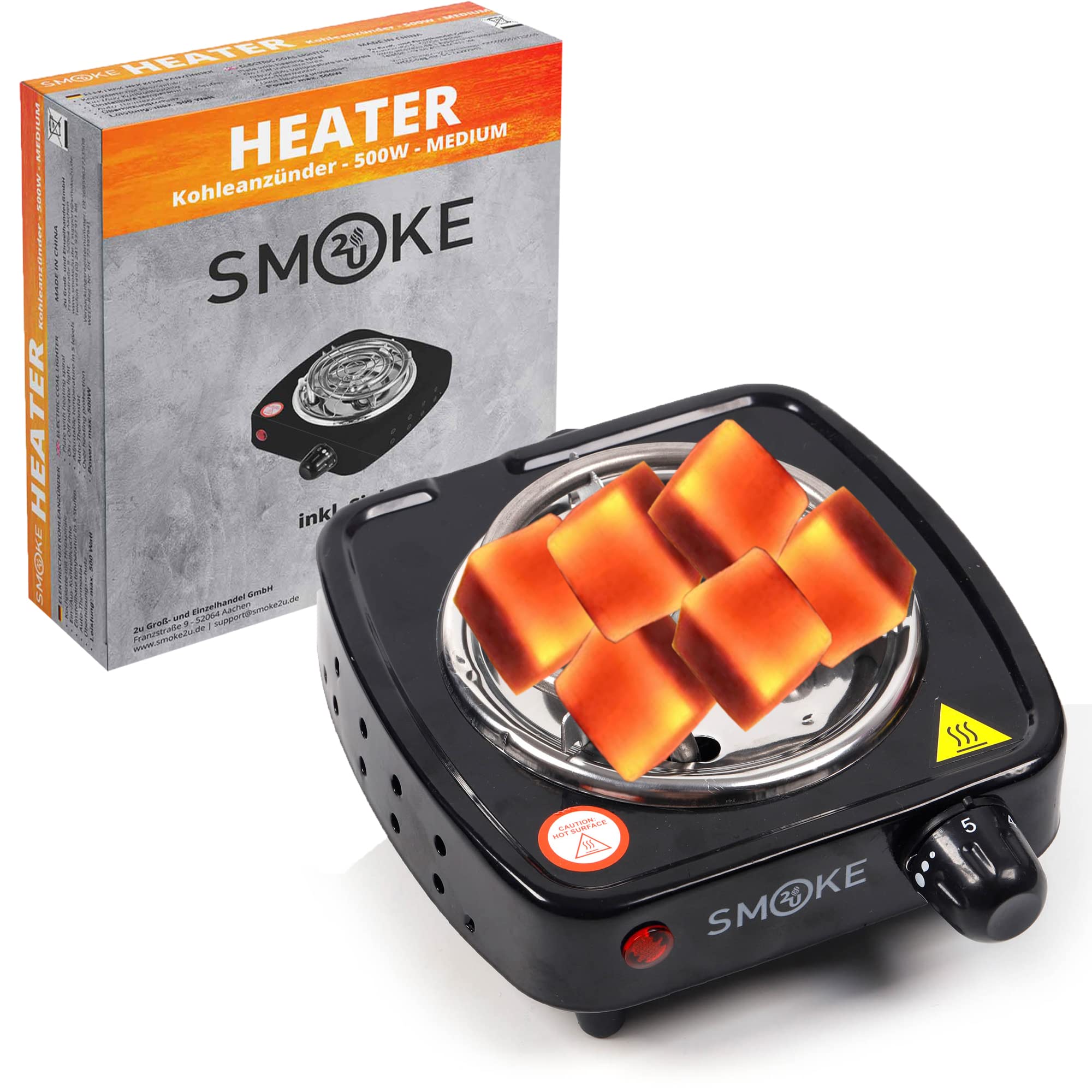 Smoke2u Heater 500w Kohleanzünder