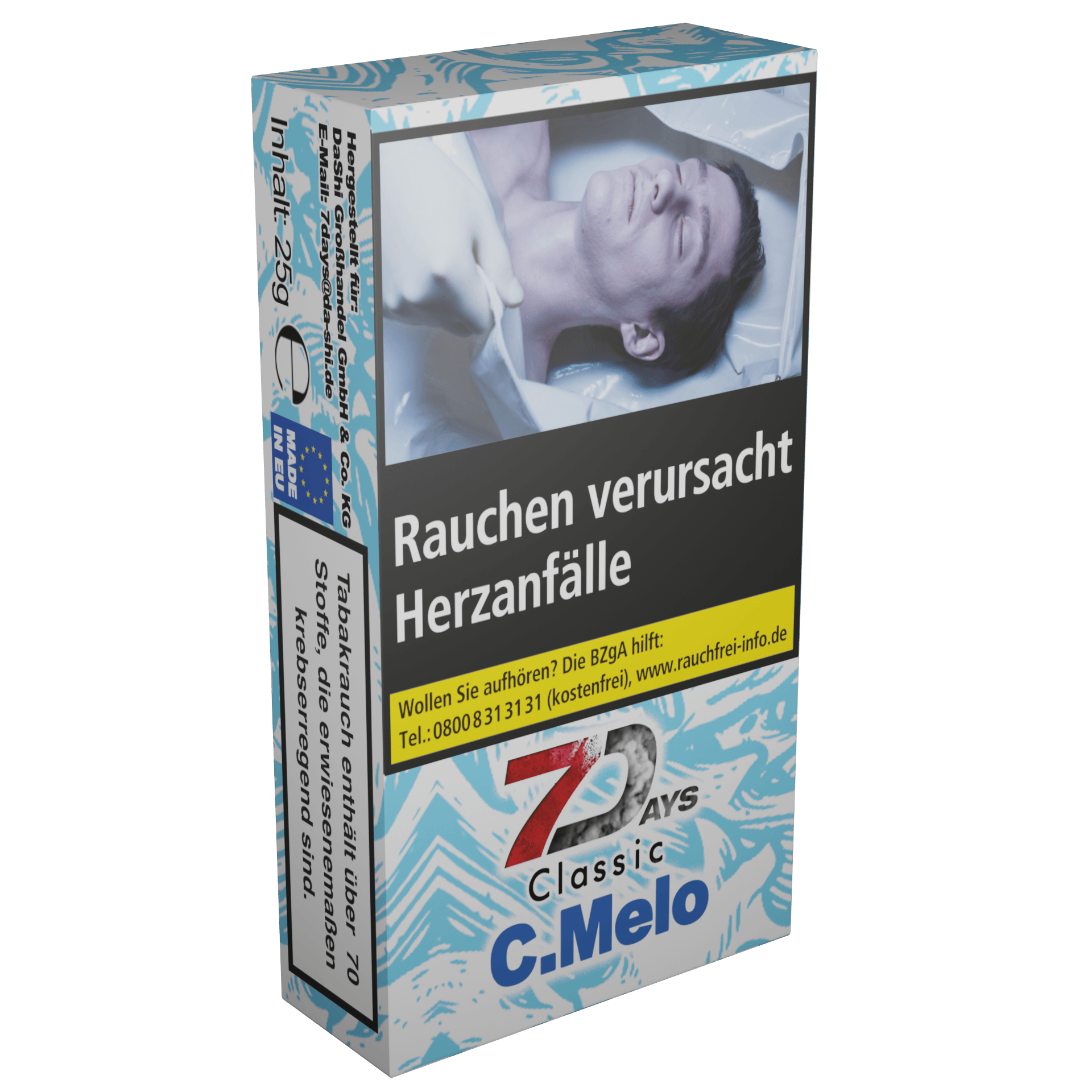 7Days Classic - Cold Melo C.Melo - 25g Shisha Tabak - Dschinni Shisha