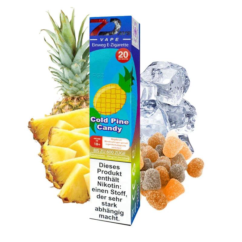 Ananas Vape 7days Eiswürfel