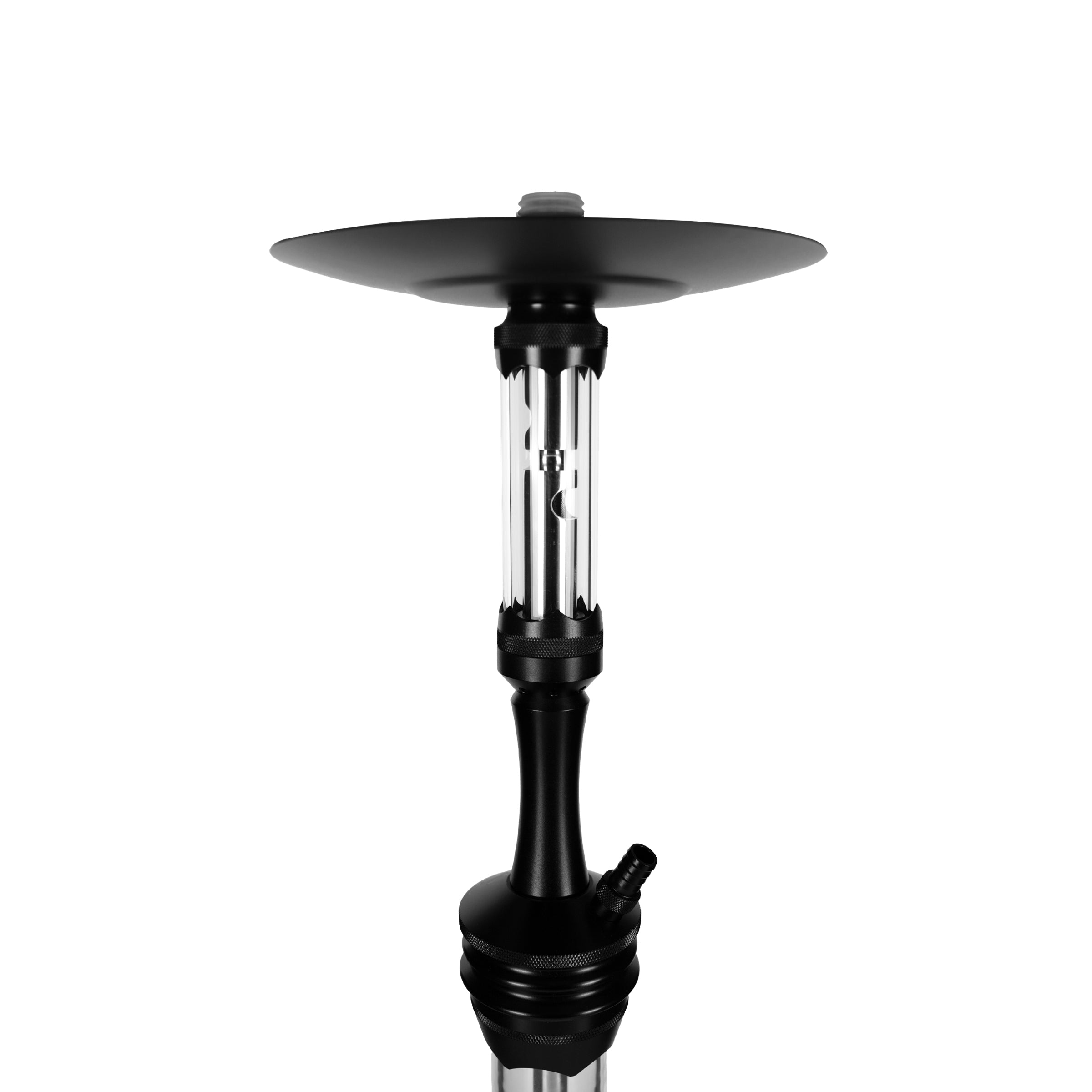 Dschinni Foxx Shisha Blow Off Schwarz Wasserpfeife Molassefänger Schlauchadapter