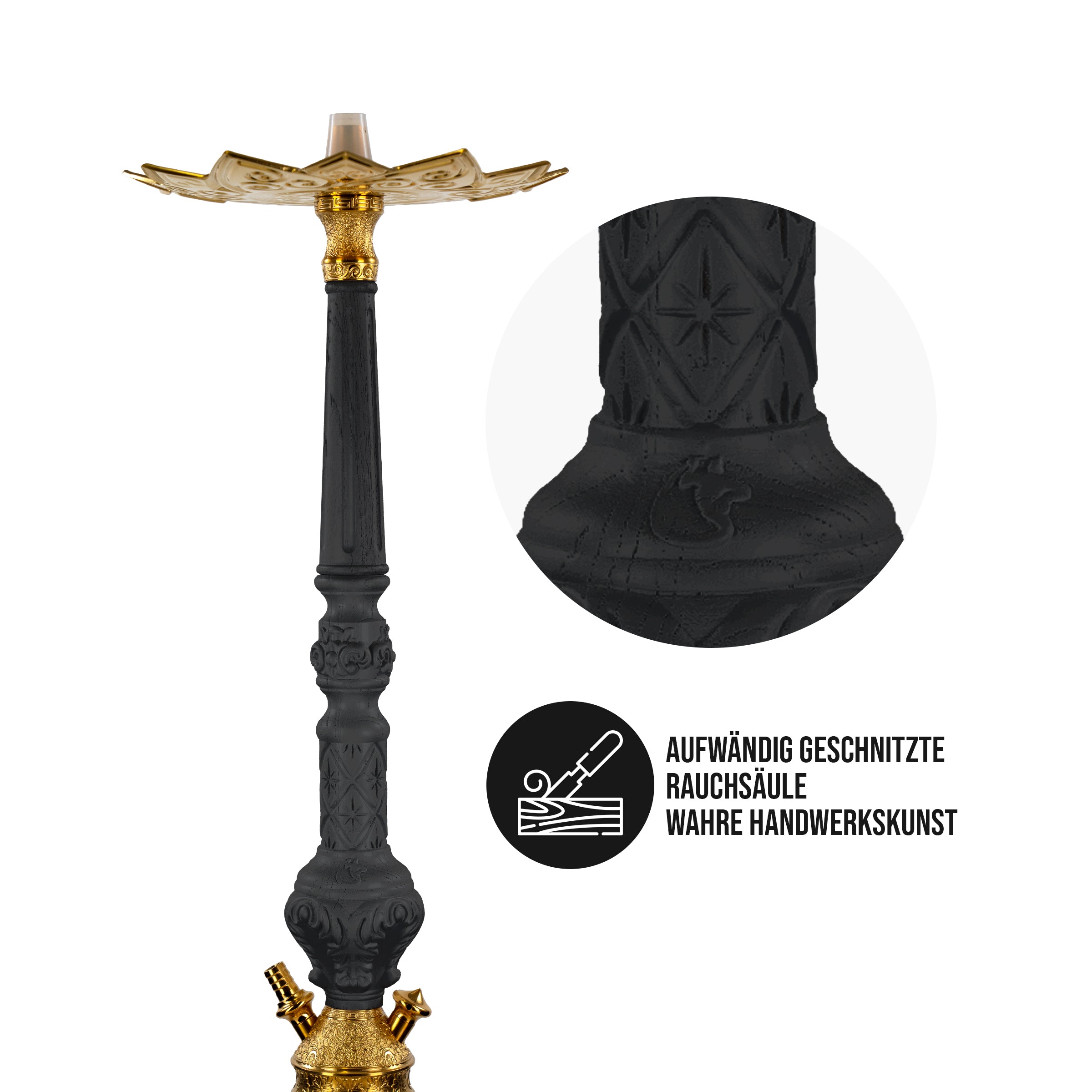 Dschinni Legend Tradi Shisha Schwarz | V4A