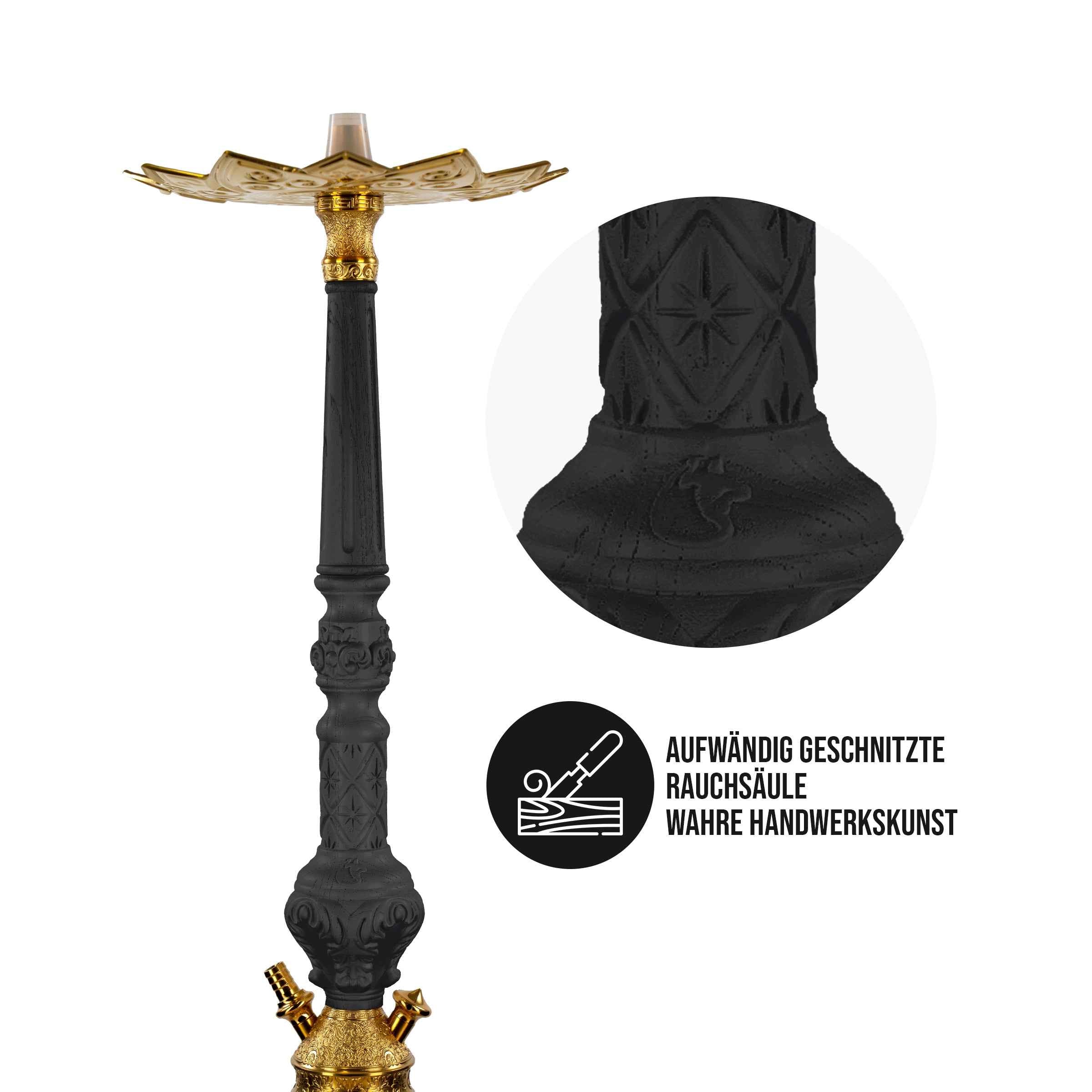 Dschinni Legend Tradi Shisha Schwarz | V4A - Dschinni Shisha