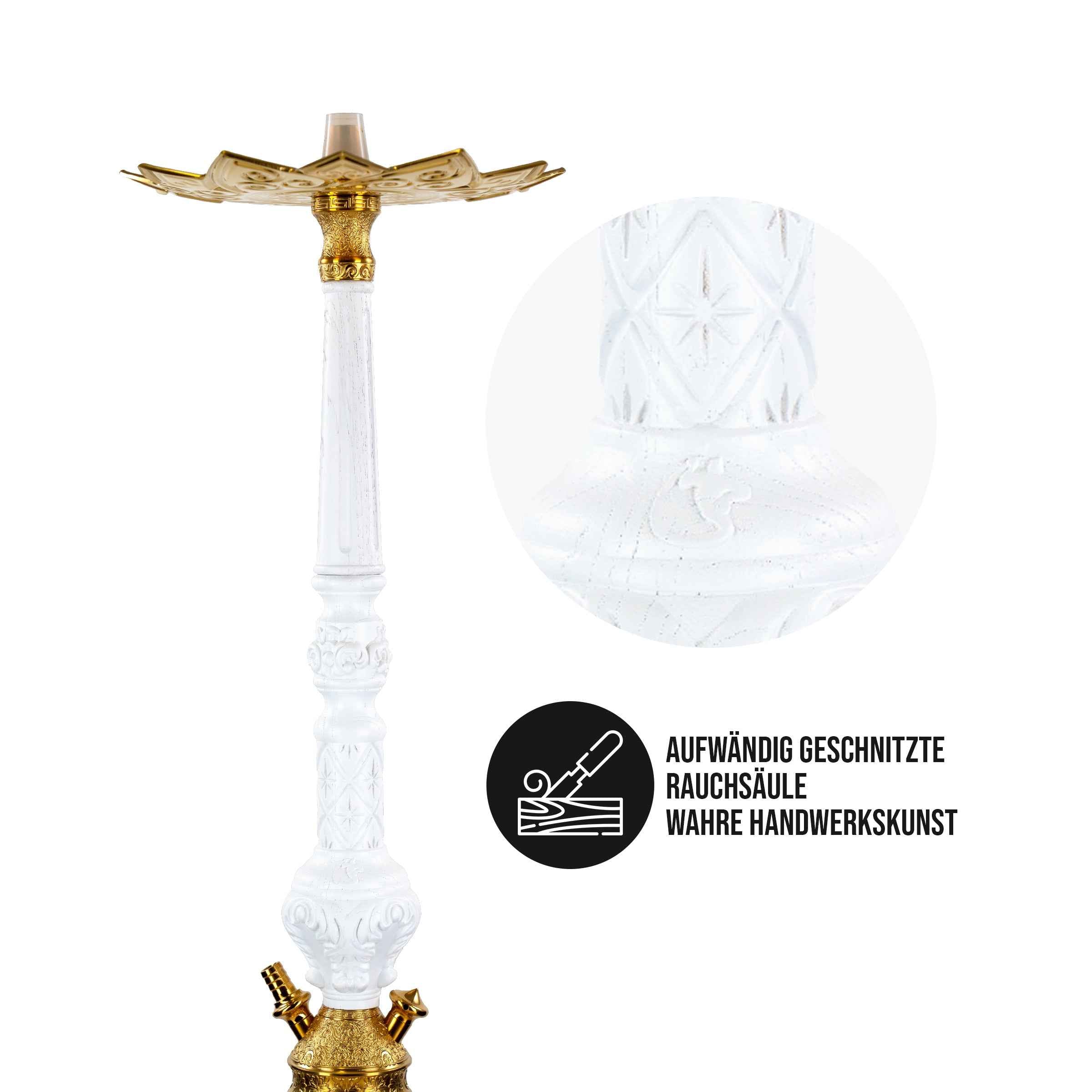 Dschinni Legend Tradi Shisha Weiß | V4A - Dschinni Shisha