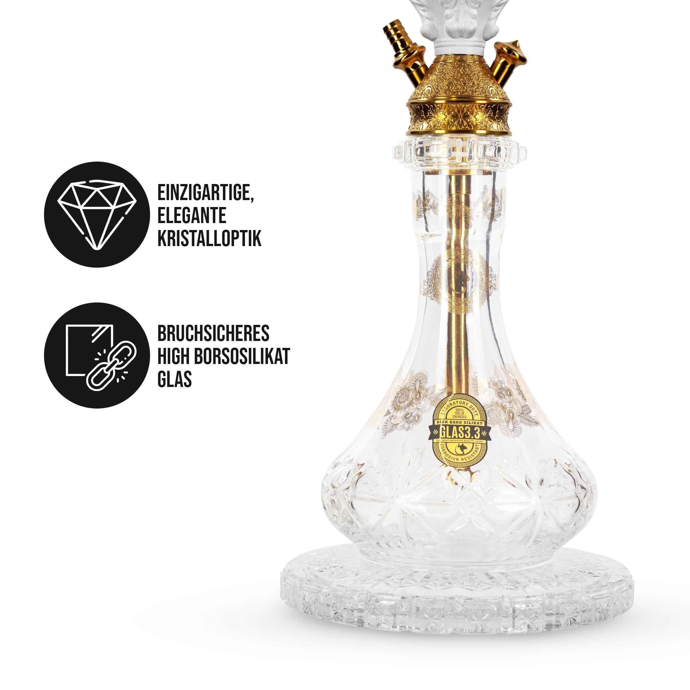 Dschinni Legend Tradi Shisha Weiß | V4A - Dschinni Shisha