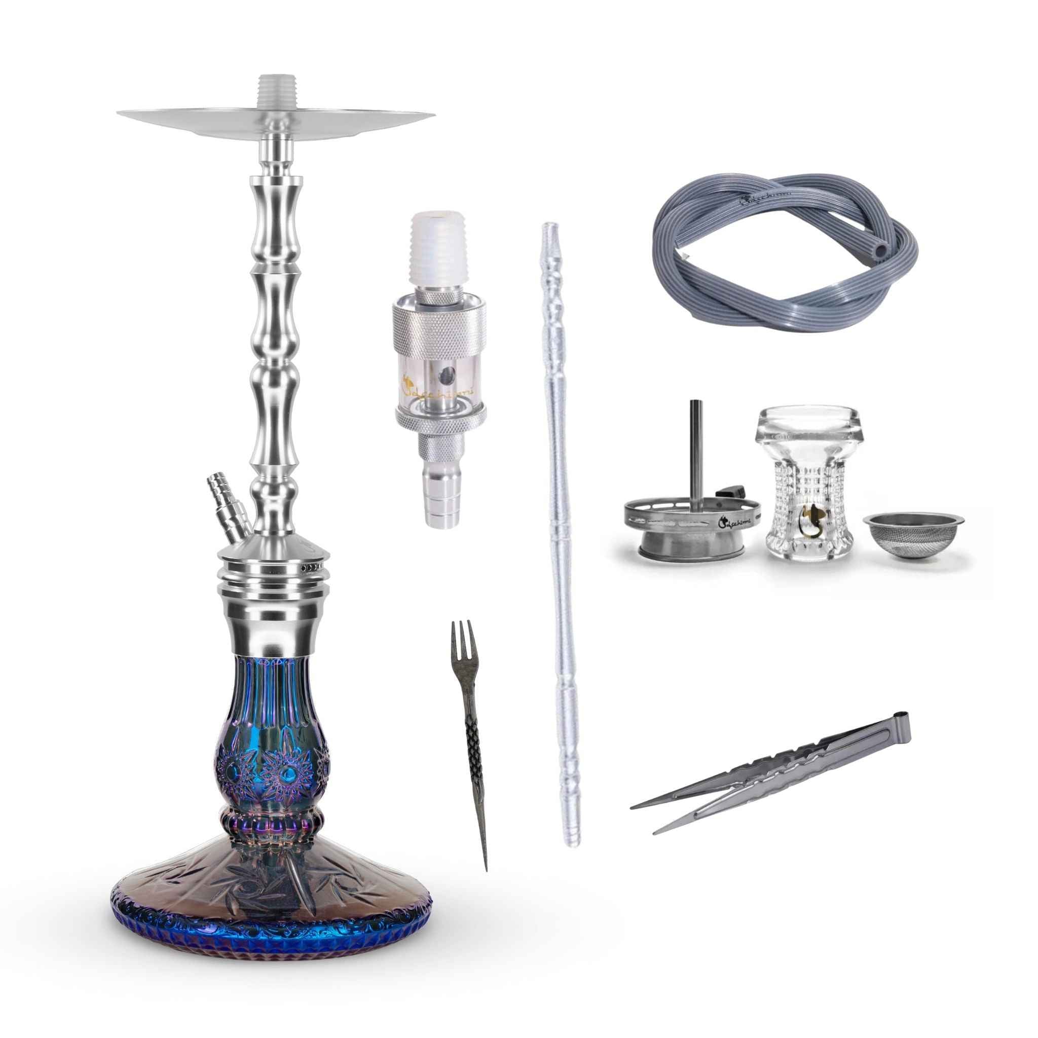 Dschinni Roxx Shisha Komplett Set L | Purple Rain Bowl - Dschinni Shisha