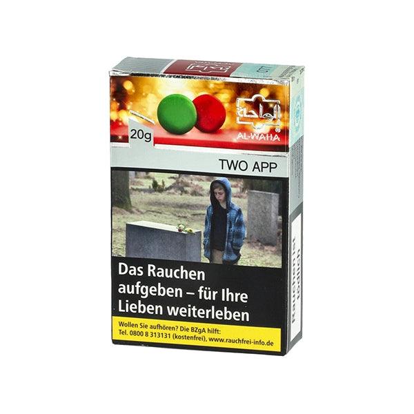 Al Waha Tabak Two App 20g - Doppelapfel - Dschinni GmbH