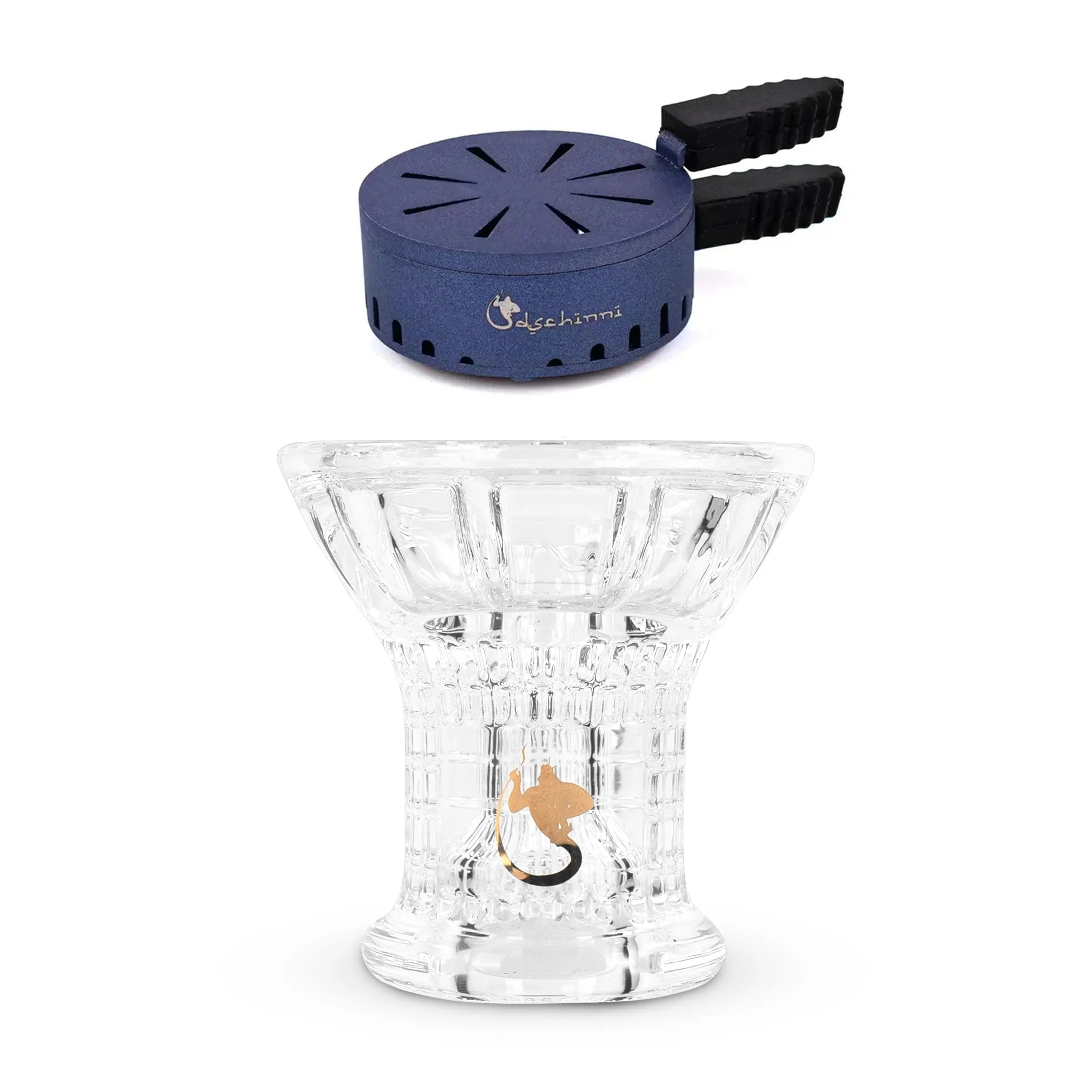 Dschinni glass head Phunnel Apollon set with mod and crown HMD (certified laboratory glass high borosilicate glass 3.3)