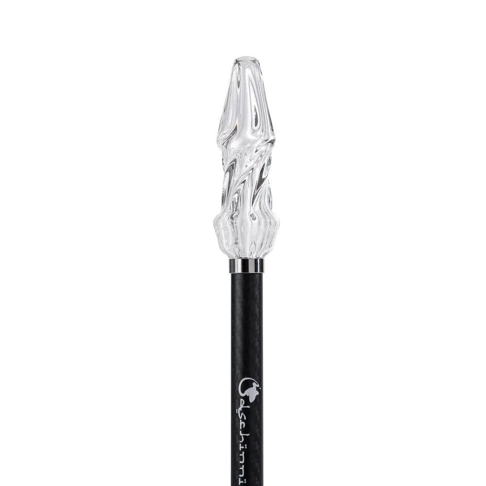 Carbon Glas Mundstück Fusion Four / Ohne Carbonschlauch (High Borosilikatglas 3.3) - Dschinni GmbH