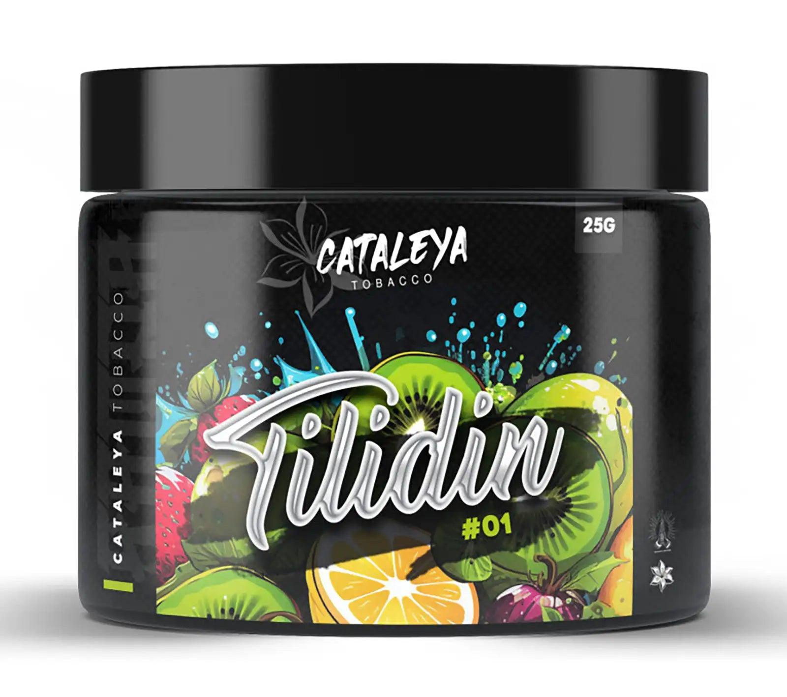 Cataleya by Samra 25g Shisha Tabak - #01 Tilidin - Blaubeere, Erdbeere und Kiwi, Wasserpfeifentabak, Shishatabak