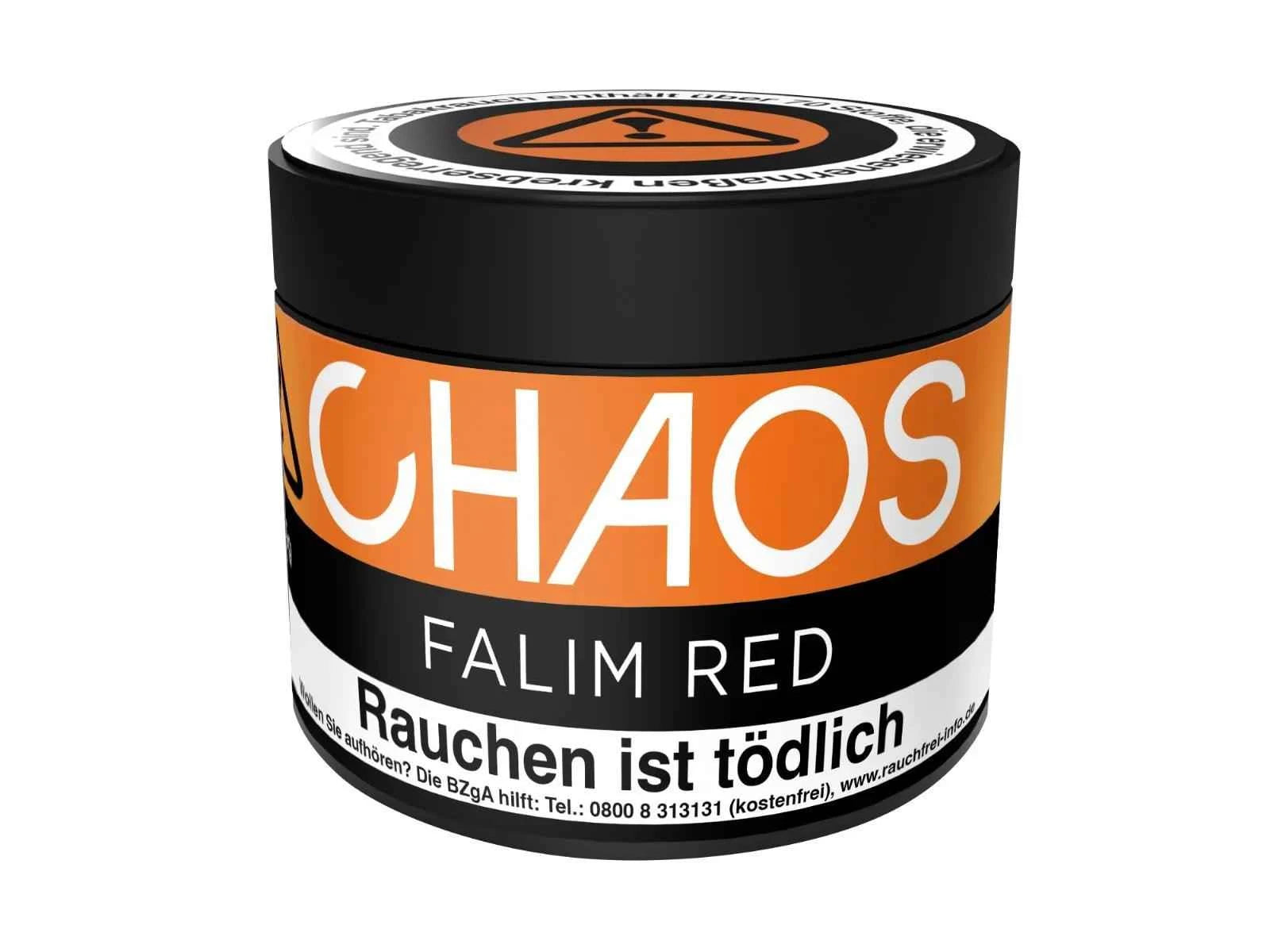 Chaos 65g Pfeifentabak - Falim Red - Beerenmix & Kaugummi - Dschinni Shisha