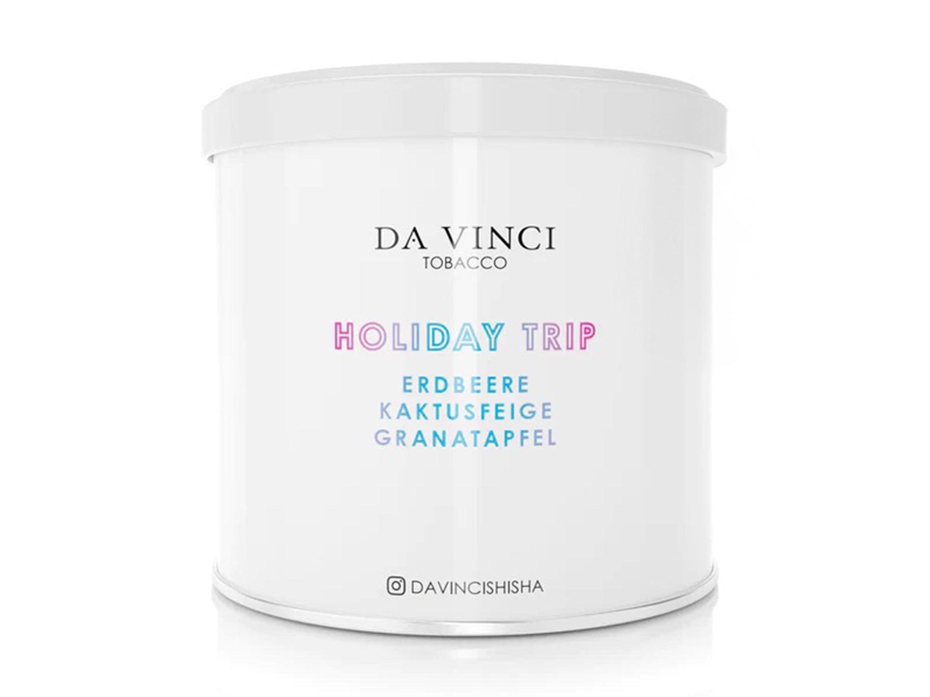 Da Vinci Pfeifentabak Holiday Trip Erdbeere Kaktusfeige Granatapfel Weiß und Bunt