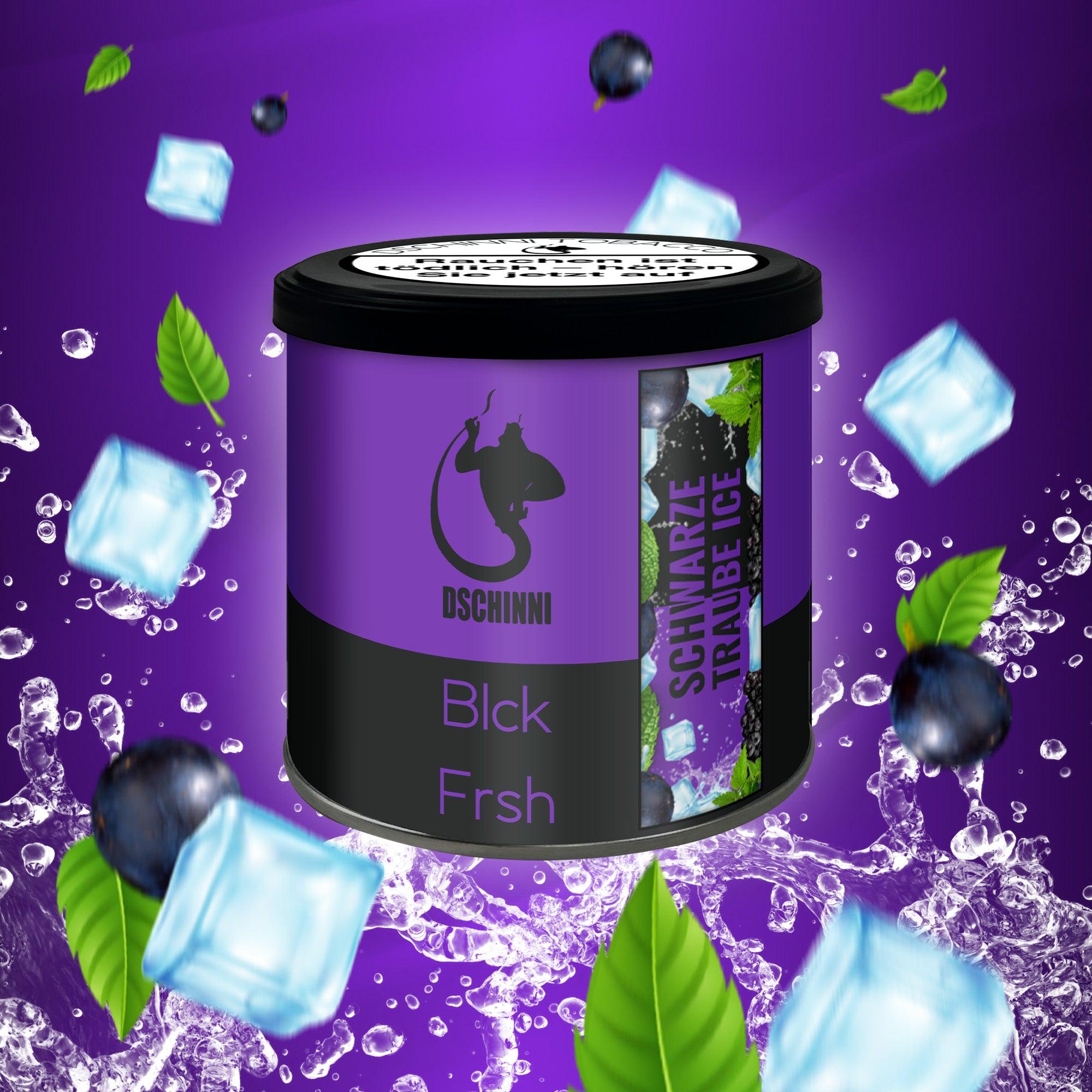 Dschinni 200g Shisha Tabak - Black Fresh - Schwarze Traube Eis - Dschinni GmbH