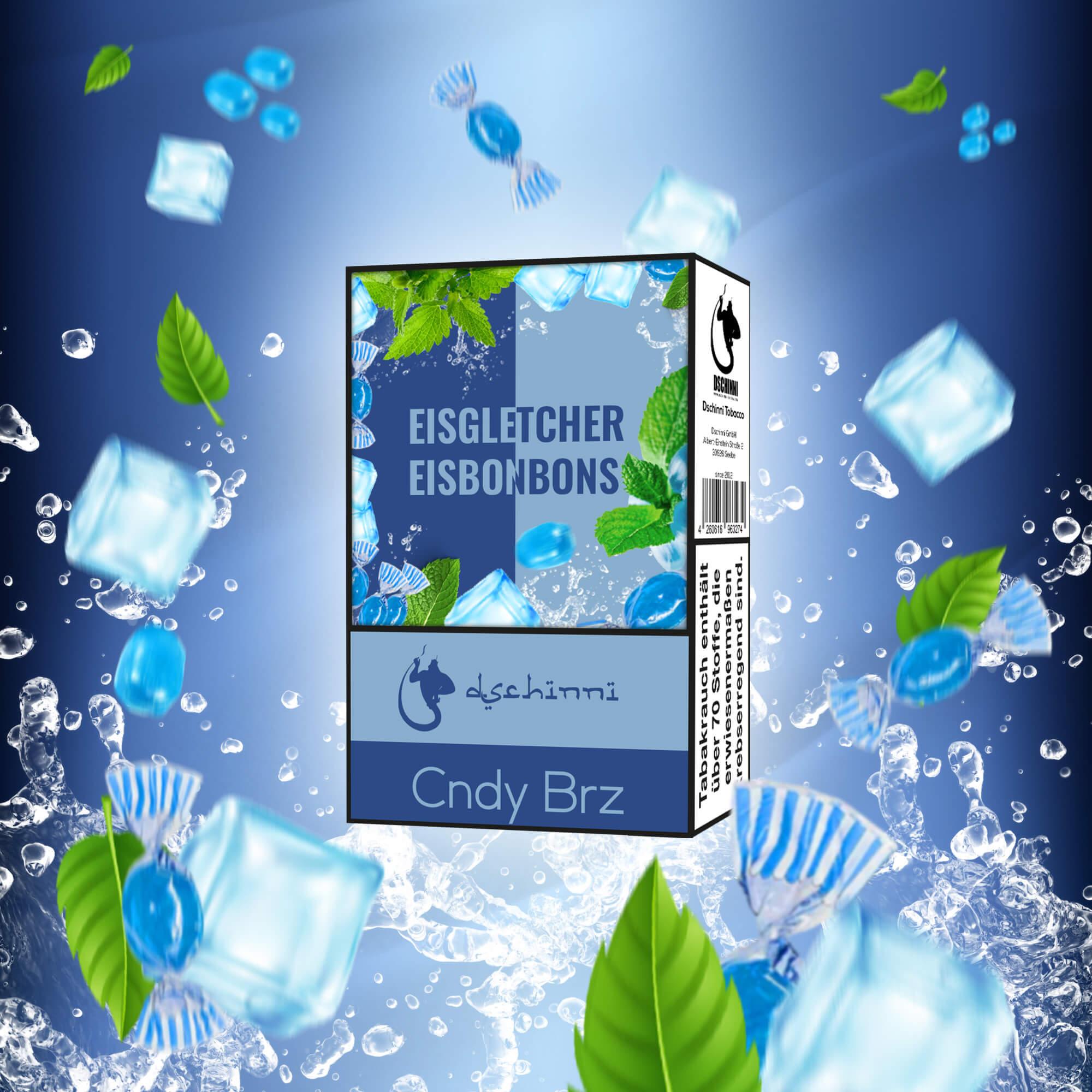 Dschinni 25g Tabak - Candy Breeze - Eisgletscher Bonbons - Dschinni GmbH