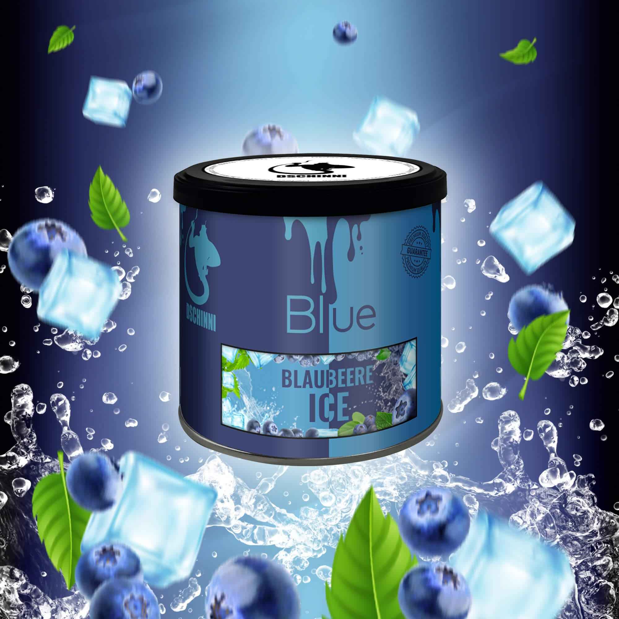 Dschinni 65g Pfeifentabak - Blue 2.0 Blaubeere Bluejay x Pink Bonbons - Dschinni Shisha