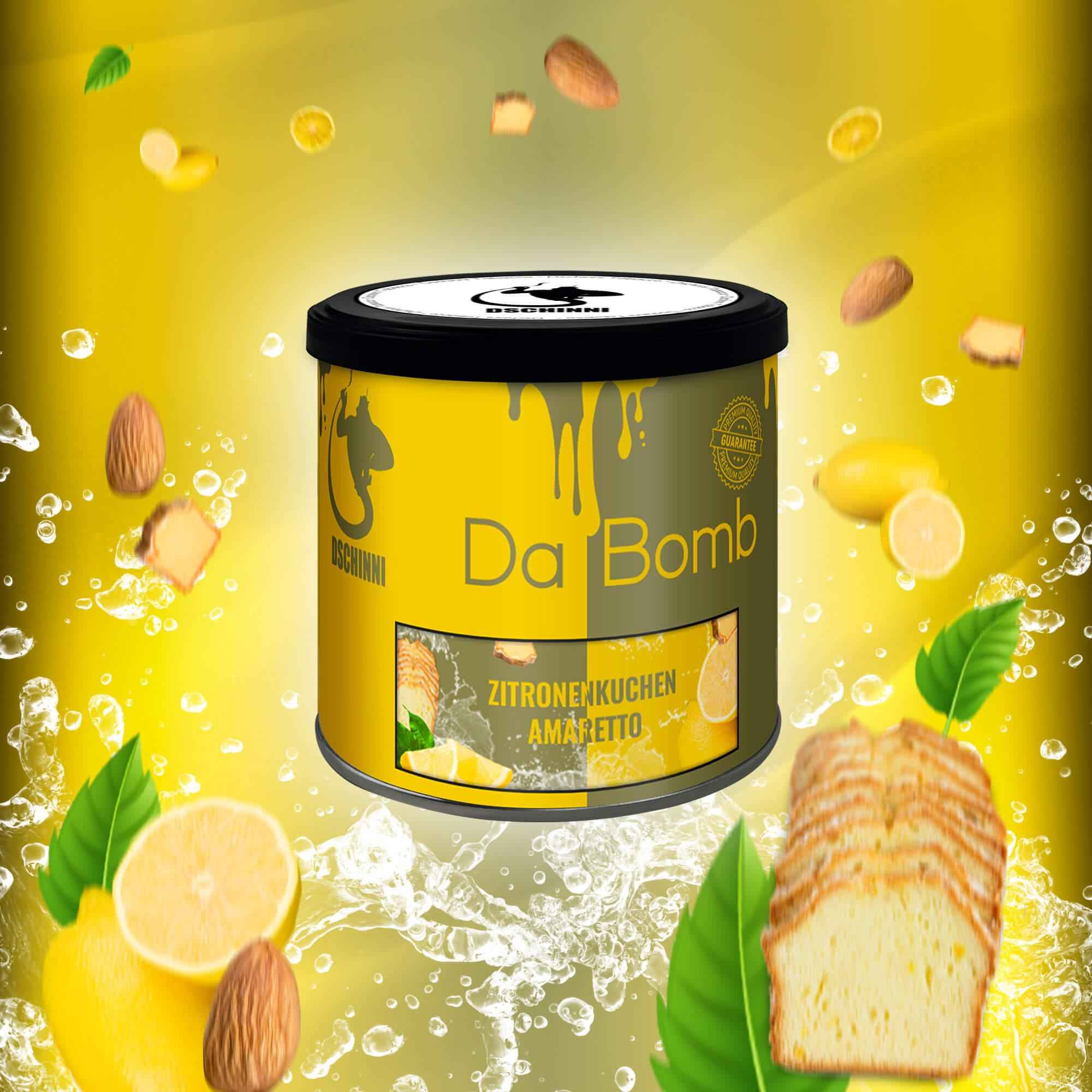 Dschinni 65g Pfeifentabak - Da Bomb - Zitronenkuchen - Dschinni Shisha
