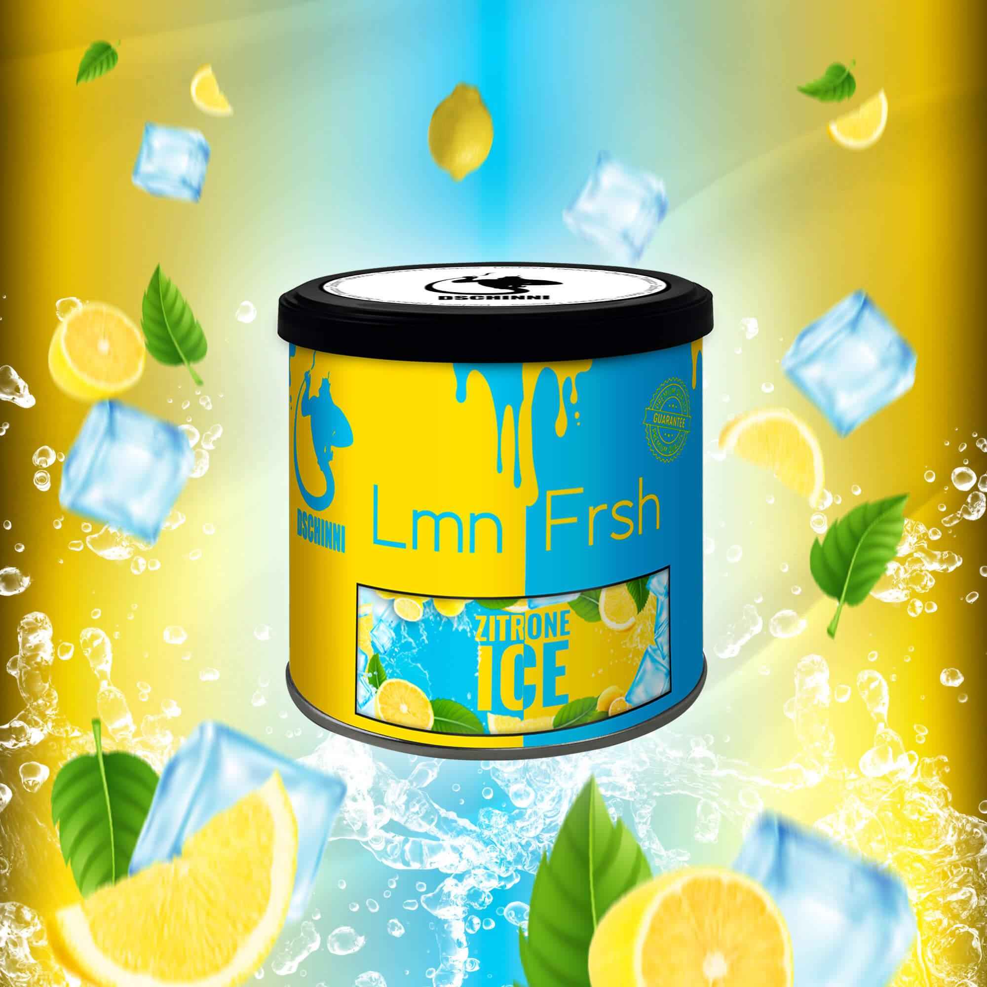 Dschinni 65g Pfeifentabak - Lemon Fresh - Zitrone, Eis - Dschinni Shisha