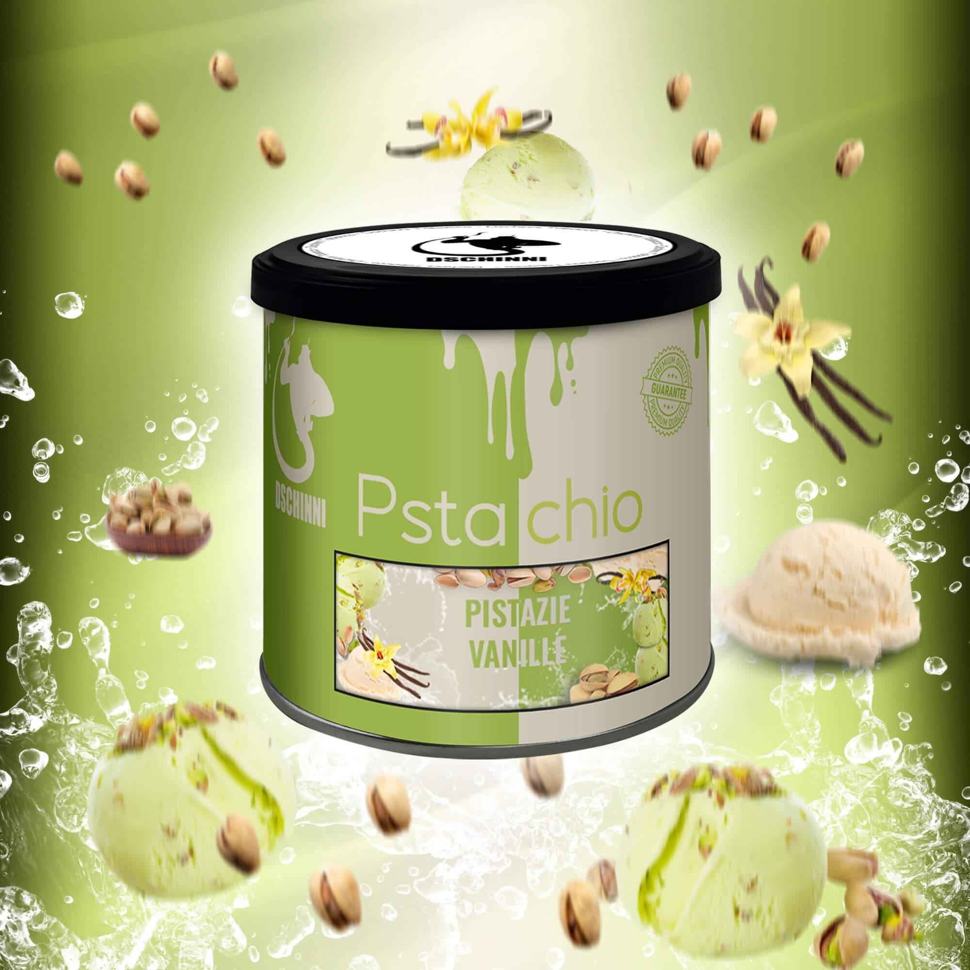Dschinni 65g Pfeifentabak - Pistachio - Persische Pistazie, Vanille - Dschinni Shisha