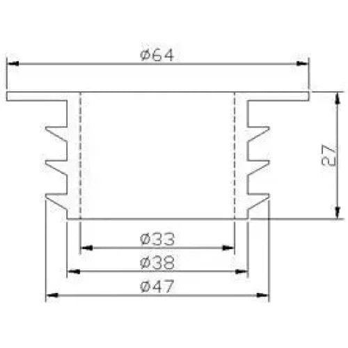 Bowl Silikon Dichtungen für Steckshishas - 64mm - 7