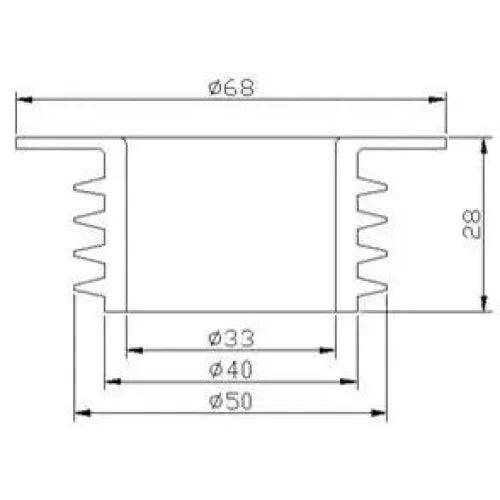 Bowl Silikon Dichtungen für Steckshishas - 68mm - 8