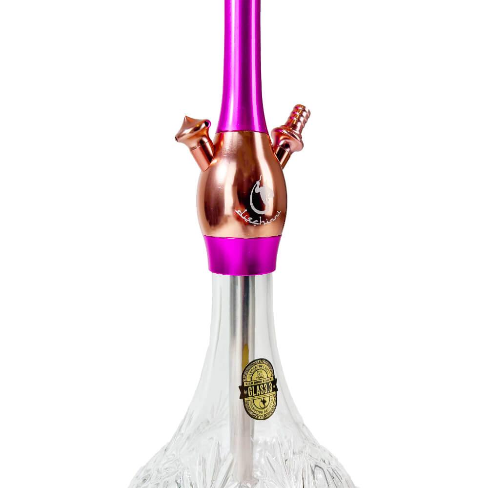 Dschinni Chucky Pink Rose Shisha Base in rosa/pink auf weißem Hintergrund