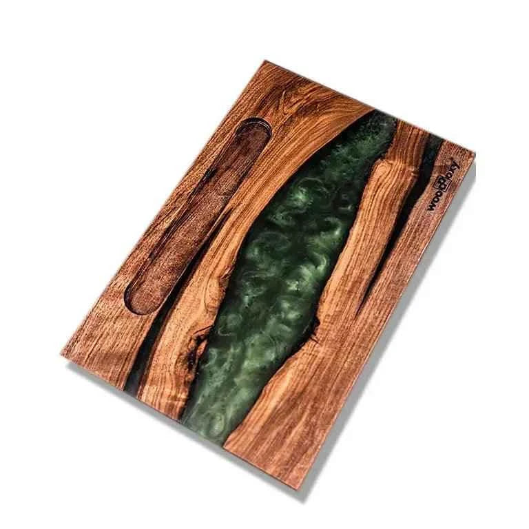 Dschinni Epoxid Harz Kopfbaubretter Walnuss - Dschinni Shisha