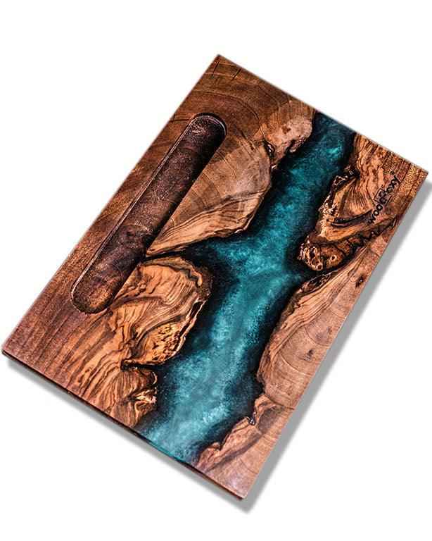 Dschinni Epoxid Harz Kopfbaubretter Walnuss - Dschinni Shisha