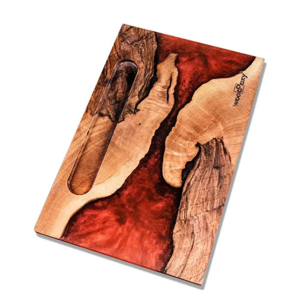 Dschinni Epoxid Harz Kopfbaubretter Walnuss - Dschinni Shisha