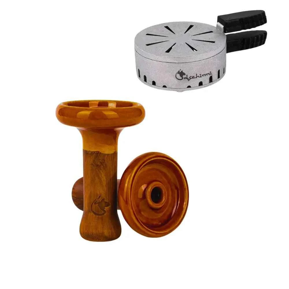 Dschinni Headshot Phunnel Kopf Set mit HMD Smokebox Crown - Dschinni Shisha