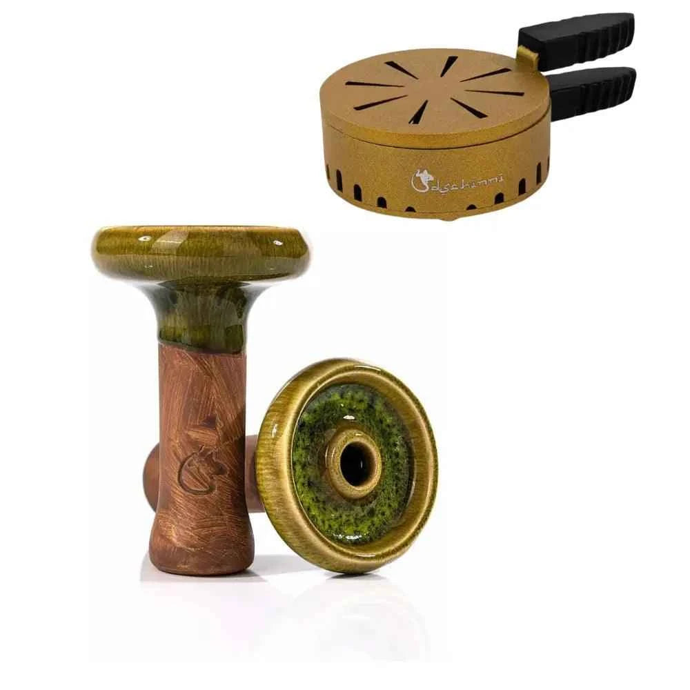 Dschinni Headshot Phunnel Kopf Set mit HMD Smokebox Crown - Dschinni Shisha