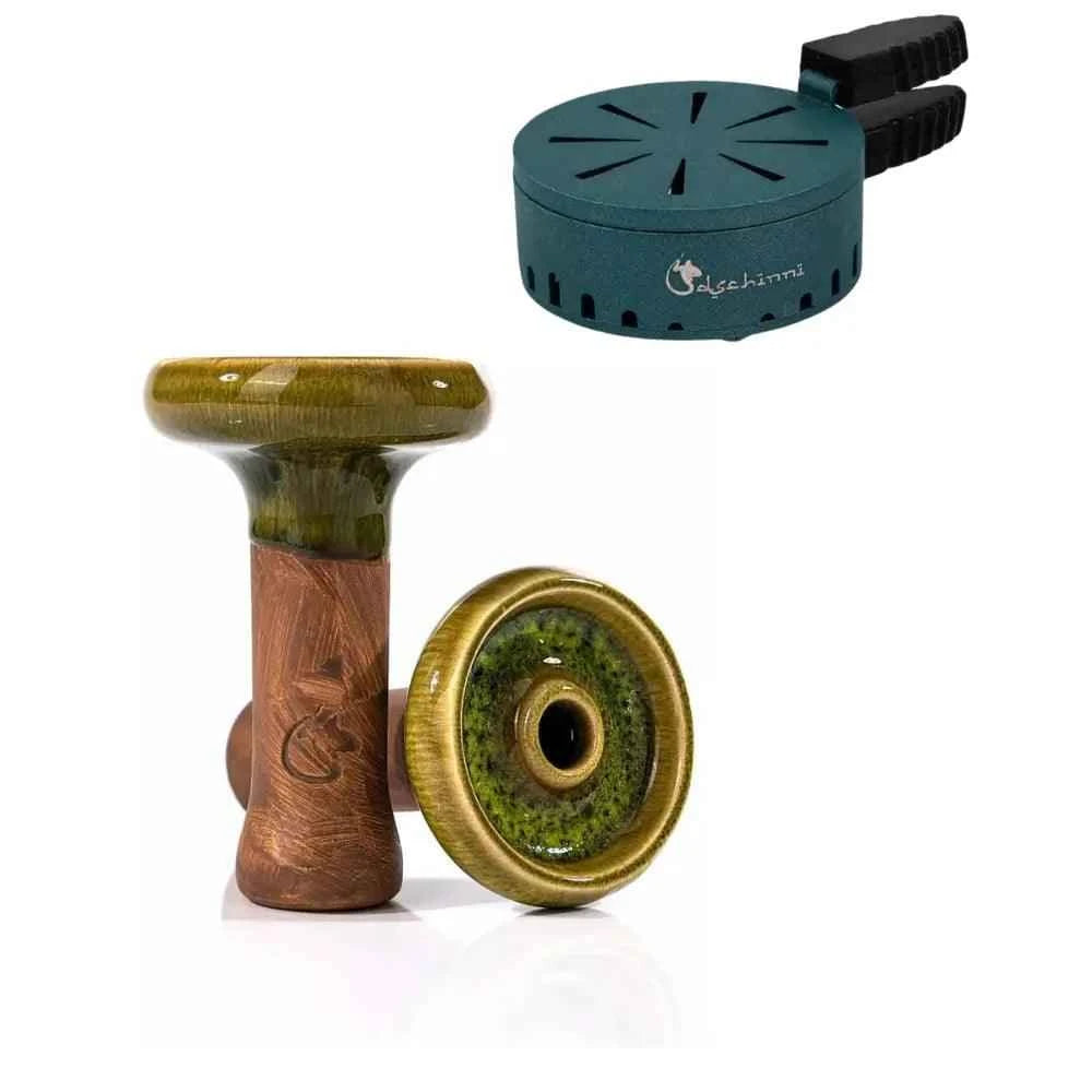 Dschinni Headshot Phunnel Kopf Set mit HMD Smokebox Crown - Dschinni Shisha