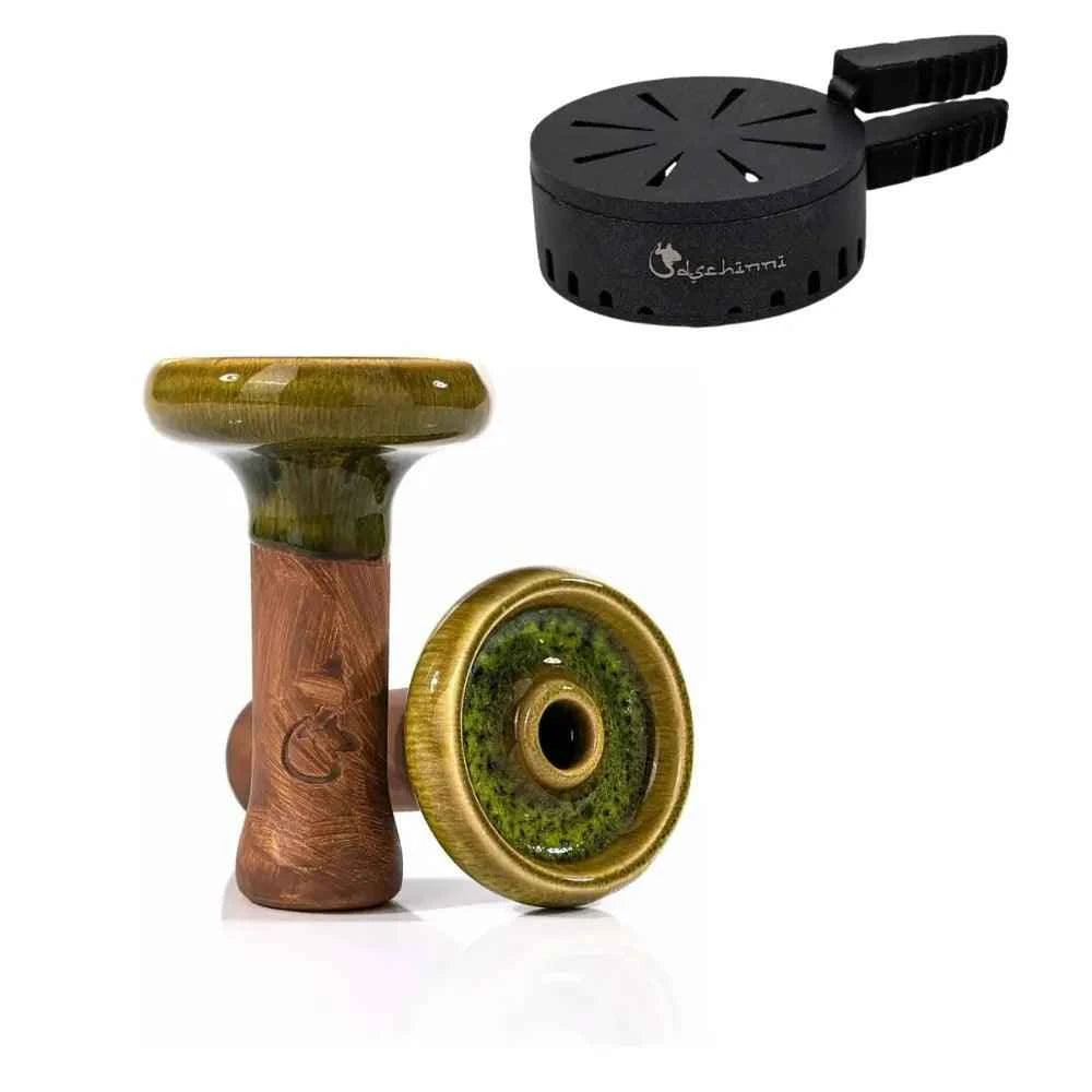 Dschinni Headshot Phunnel Kopf Set mit HMD Smokebox Crown - Dschinni Shisha