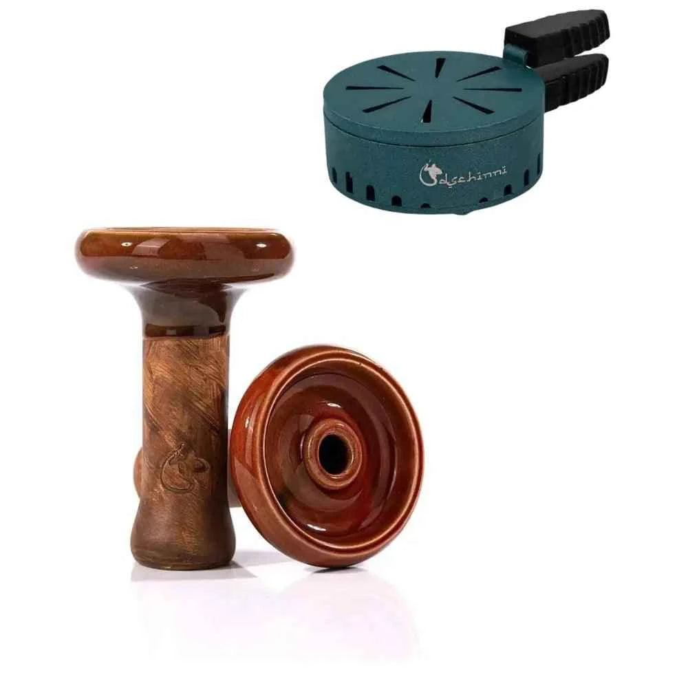 Dschinni Headshot Phunnel Kopf Set mit HMD Smokebox Crown - Dschinni Shisha
