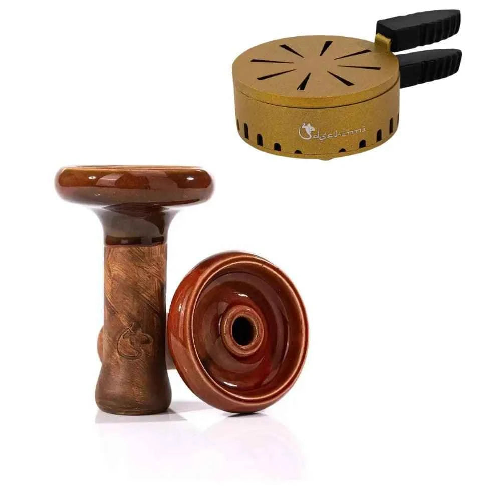 Dschinni Headshot Phunnel Kopf Set mit HMD Smokebox Crown - Dschinni Shisha