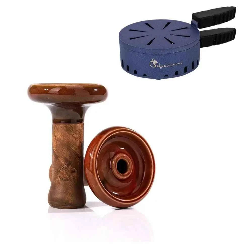 Dschinni Headshot Phunnel Kopf Set mit HMD Smokebox Crown - Dschinni Shisha