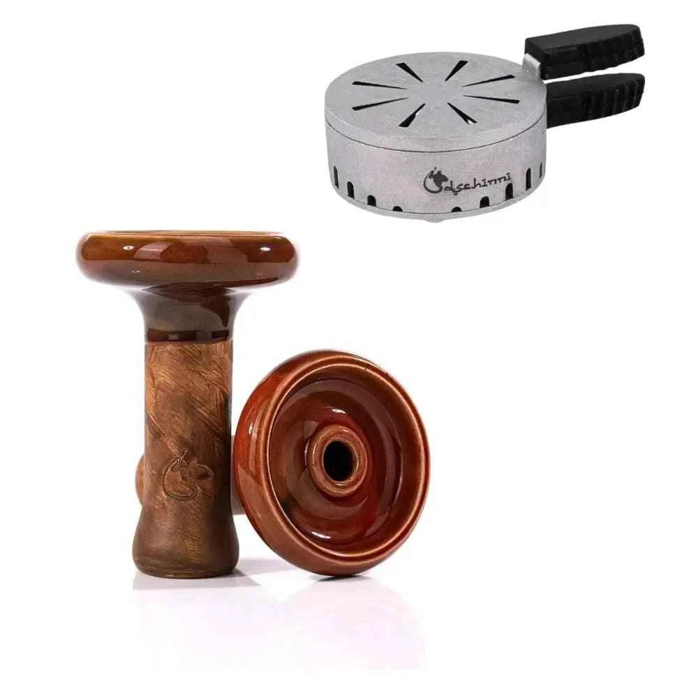 Dschinni Headshot Phunnel Kopf Set mit HMD Smokebox Crown - Dschinni Shisha
