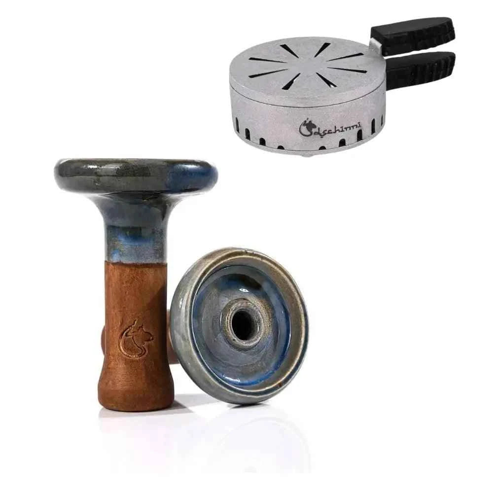 Dschinni Headshot Phunnel Kopf Set mit HMD Smokebox Crown - Dschinni Shisha