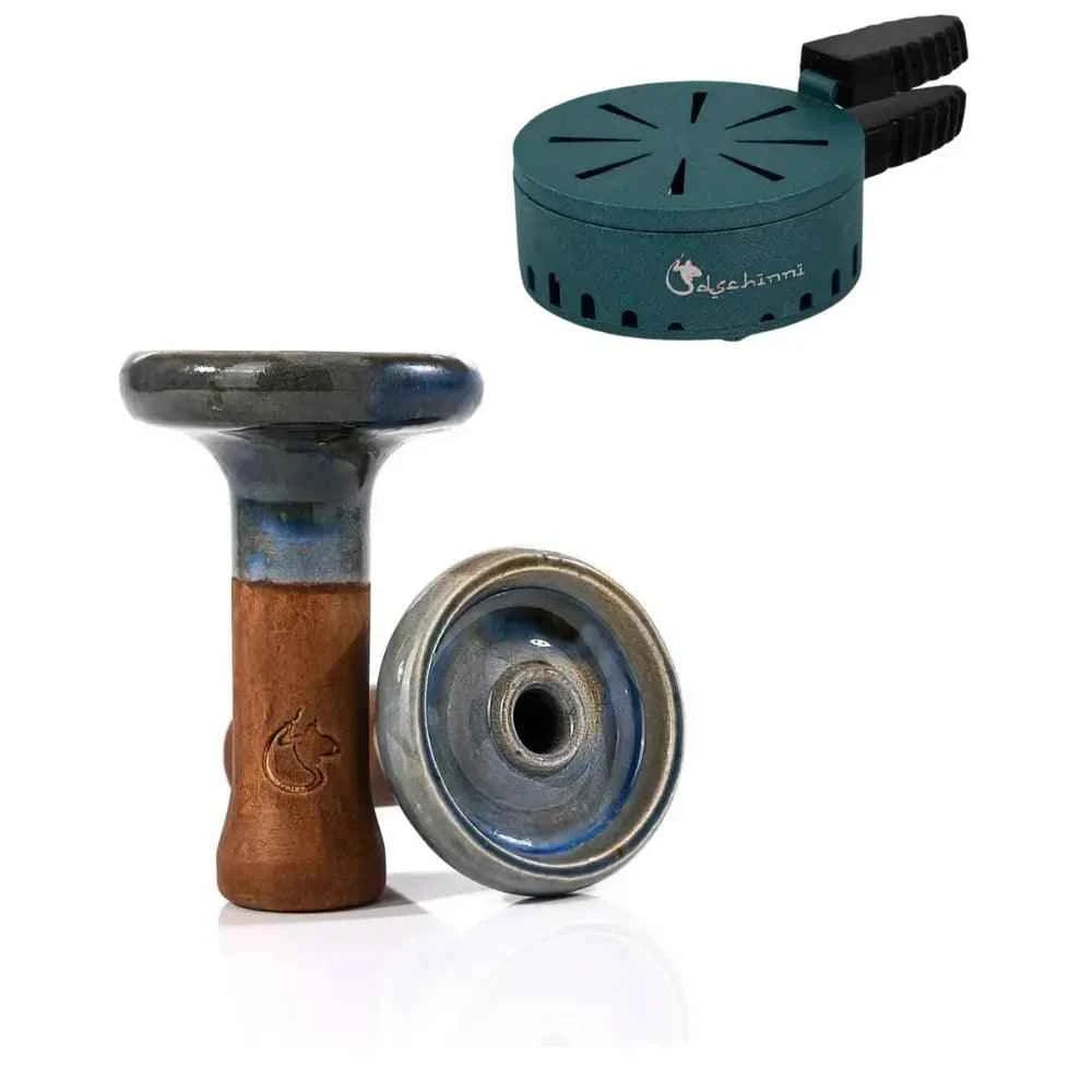 Dschinni Headshot Phunnel Kopf Set mit HMD Smokebox Crown - Dschinni Shisha