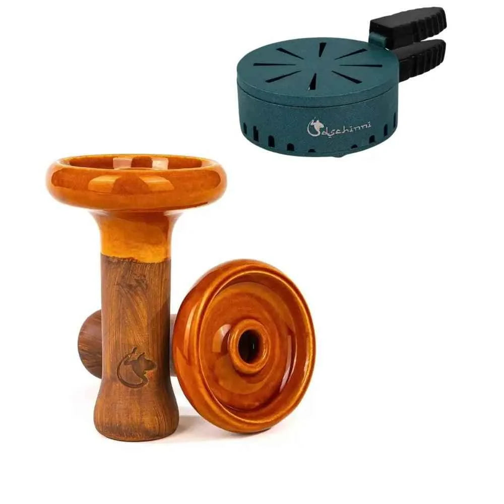 Dschinni Headshot Phunnel Kopf Set mit HMD Smokebox Crown - Dschinni Shisha