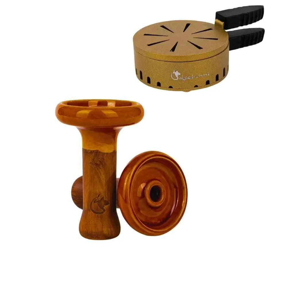 Dschinni Headshot Phunnel Kopf Set mit HMD Smokebox Crown - Dschinni Shisha