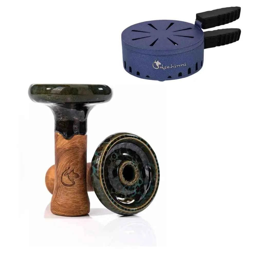Dschinni Headshot Phunnel Kopf Set mit HMD Smokebox Crown - Dschinni Shisha