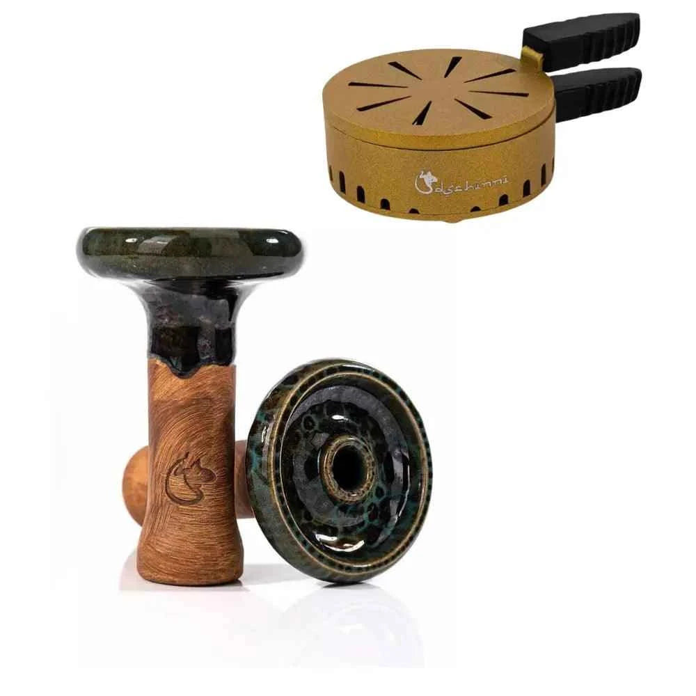 Dschinni Headshot Phunnel Kopf Set mit HMD Smokebox Crown - Dschinni Shisha