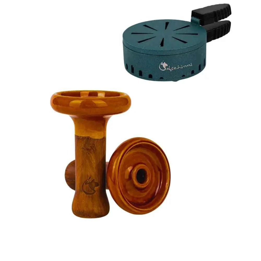 Dschinni Headshot Phunnel Kopf Set mit HMD Smokebox Crown - Dschinni Shisha