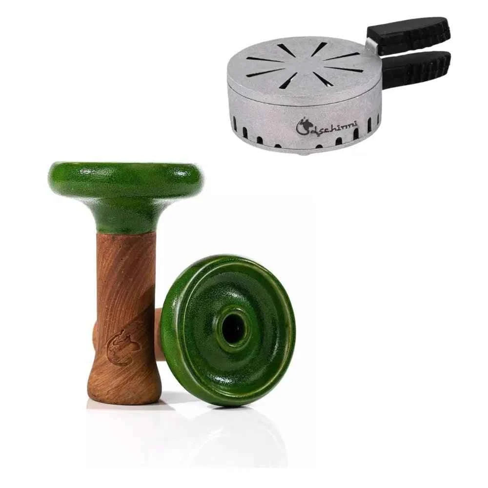 Dschinni Headshot Phunnel Kopf Set mit HMD Smokebox Crown - Dschinni Shisha
