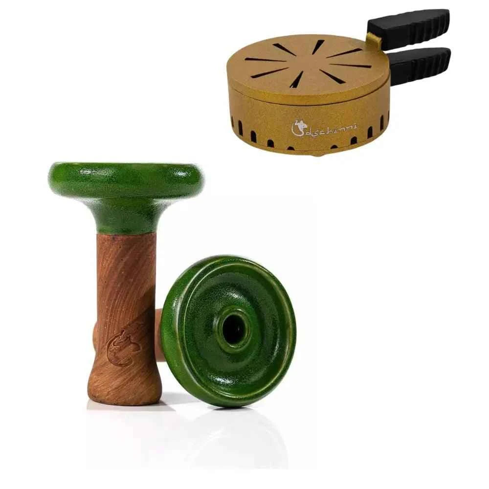 Dschinni Headshot Phunnel Kopf Set mit HMD Smokebox Crown - Dschinni Shisha