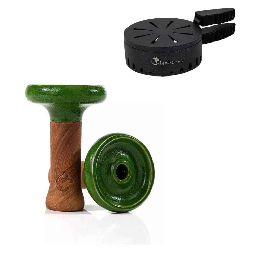 Dschinni Headshot Phunnel Kopf Set mit HMD Smokebox Crown - Dschinni Shisha